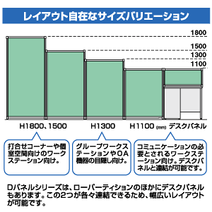 OU-1380C2 / Dパネル(レッド・H1300mm)