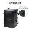 PD-BOX5BK / プラダン製蓋付きタブレット・ノートパソコン収納ケース(10台用)