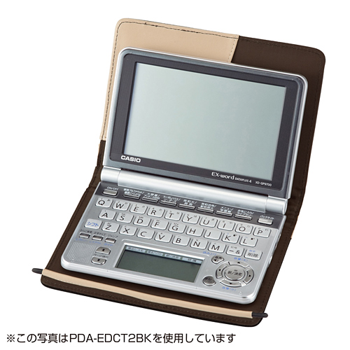 PDA-EDCT2R / 電子辞書ケース（手帳タイプ・レッド）