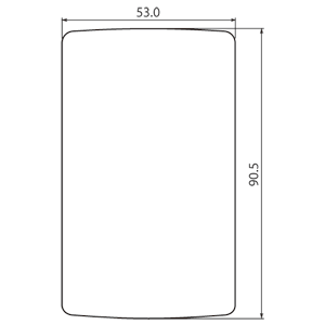 PDA-F54 / 液晶保護フィルム（SoftBank X06HT II・X06HT用）