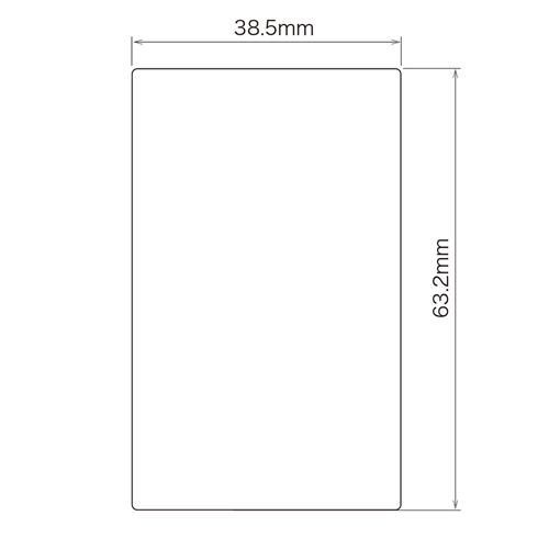 PDA-FA10KBC / SONY WALKMAN A20/10シリーズ用ブルーライトカット液晶保護指紋防止光沢フィルム