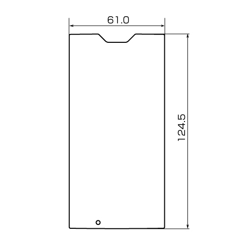 PDA-FAQ14KFP / 液晶保護指紋防止光沢フィルム（ソフトバンク SHARP AQUOS PHONE 104SH用）