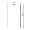 PDA-FAQ15KFP / 液晶保護指紋防止光沢フィルム（NTTドコモ SHARP NEXT series AQUOS PHONE SH-06D/SH-06D NERV用）