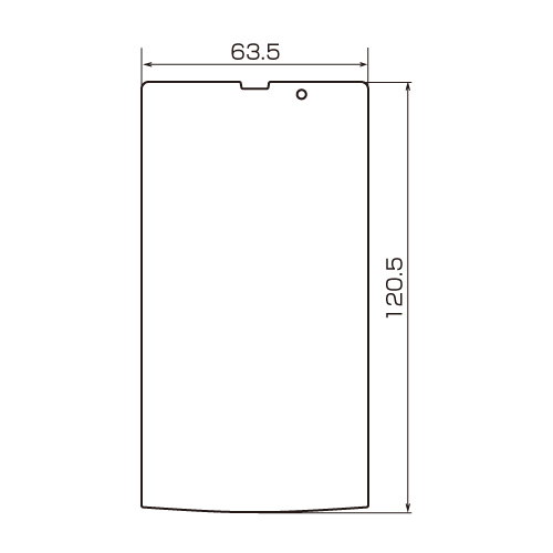PDA-FAQ18KFP / 液晶保護指紋防止光沢フィルム（ドコモ SHARP AQUOS PHONE ZETA SH-09D用）
