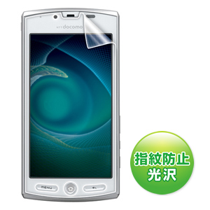 PDA-FAQ1KFP / 液晶保護指紋防止光沢フィルム（NTTドコモ SHARP AQUOS PHONE SH-12C用）