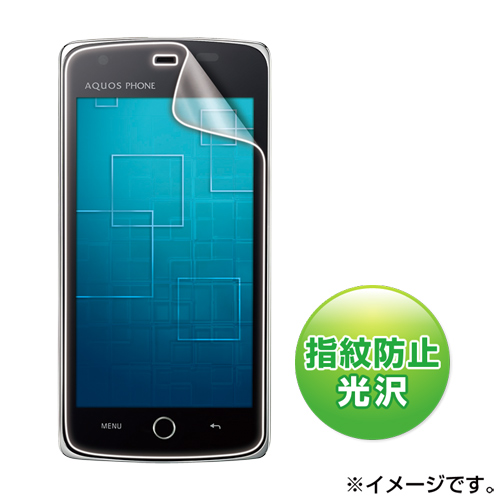 PDA-FAQ7KFP / 液晶保護指紋防止光沢フィルム（ソフトバンク AQUOS/Yahoo! PHONE 009SH/Y用）