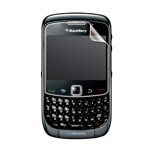 PDA-FBB1K / 液晶保護光沢フィルム（docomo RIM BlackBerry Curve 9300用）