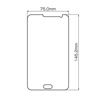 PDA-FGX13KFP / NTTドコモ サムスン GALAXY Note II SC-02E用液晶保護指紋防止光沢フィルム