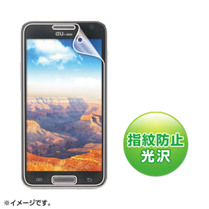 PDA-FGX8KFP / 液晶保護指紋防止光沢フィルム(au サムスン GALAXY S II WiMAX ISW11SC用)