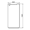 PDA-FHJBKFP au HTC J butterfly HTL21用液晶保護指紋防止光沢フィルム PDA-FHJBKFP / au HTC J butterfly HTL21用液晶保護指紋防止光沢フィルム