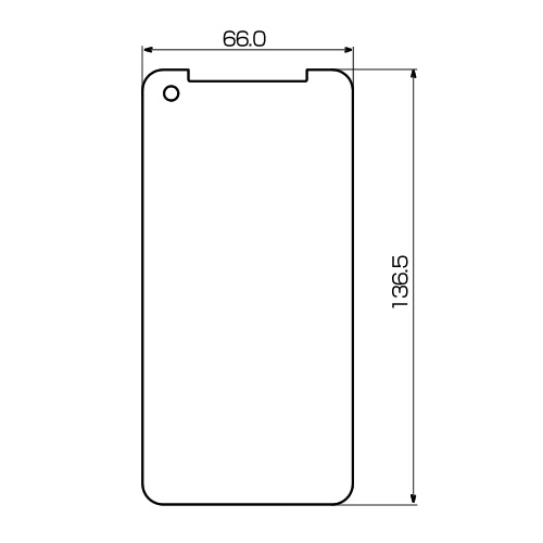 PDA-FHJBKFP / au HTC J butterfly HTL21用液晶保護指紋防止光沢フィルム