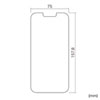 PDA-FIPH21PMFP iPhone 13 Pro MAX用液晶保護指紋防止光沢フィルム PDA-FIPH21PMFP / iPhone 13 Pro MAX用液晶保護指紋防止光沢フィルム