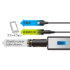 PDA-FMT11BK / スマートフォン対応FMトランスミッター（ブラック）