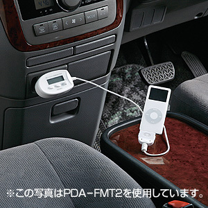 PDA-FMT2BK / FMステレオトランスミッター（ブラック）