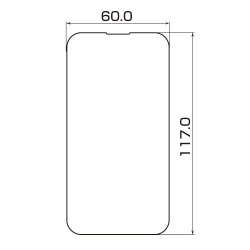 PDA-FOB1KFP / 液晶保護指紋防止光沢フィルム（NTTドコモ LG Optimus bright L-07C用）