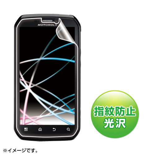 PDA-FPTNKFP / 液晶保護指紋防止光沢フィルム（au MOTOROLA PHOTON ISW11M用）