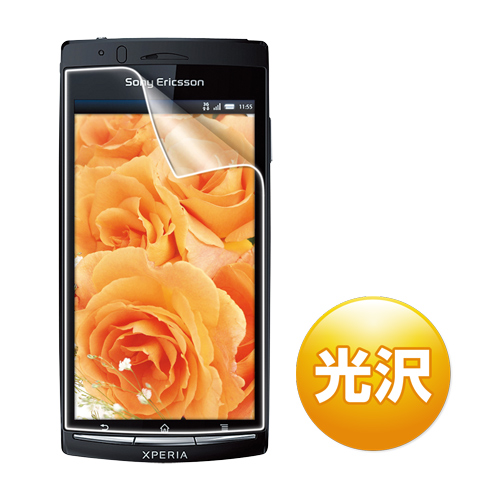 PDA-FXP1K / 液晶保護光沢フィルム（NTTドコモ ソニー・エリクソン Xperia(TM) arc/acro用）