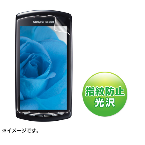 PDA-FXP4KFP / 液晶保護指紋防止光沢フィルム（NTTドコモ ソニー・エリクソン Xperia(TM) PLAY SO-01D用）