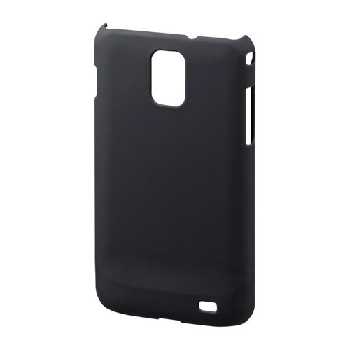 PDA-GA5BK / ラバーコーティングハードケース（GALAXY S II LTE用・ブラック）