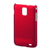 PDA-GA5R / ラバーコーティングハードケース（GALAXY S II LTE用・レッド）