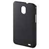 PDA-GA7BK / ラバーコーティングハードケース（au サムスン GALAXY S II WiMAX 用・ブラック）