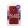 PDA-GA7R / ラバーコーティングハードケース（au サムスン GALAXY S II WiMAX 用・レッド）