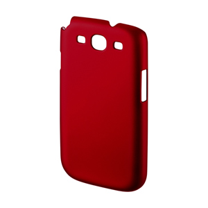PDA-GA9R / ラバーコーティングハードケース（NTTドコモ サムスン GALAXY S III・S III α用・レッド）