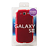 PDA-GA9R / ラバーコーティングハードケース（NTTドコモ サムスン GALAXY S III・S III α用・レッド）