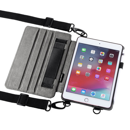 PDA-IPAD1412 / スタンド機能付きショルダーベルトケース　(iPad mini 2019）