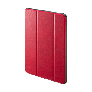 PDA-IPAD1414R / iPad mini 2019 Apple Pencil収納ポケット付きケース ・レッド