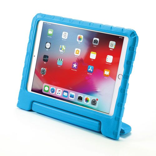 PDA-IPAD1505BL / iPad Air 2019 衝撃吸収ケース　ブルー
