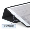 PDA-IPAD1604BK / iPad 10.2インチ　ハードケース（スタンドタイプ・ブラック）