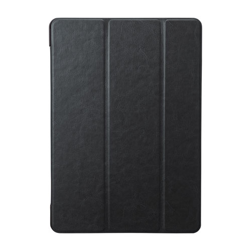 PDA-IPAD1607BK / iPad 10.2インチ　ソフトレザーケース　ブラック