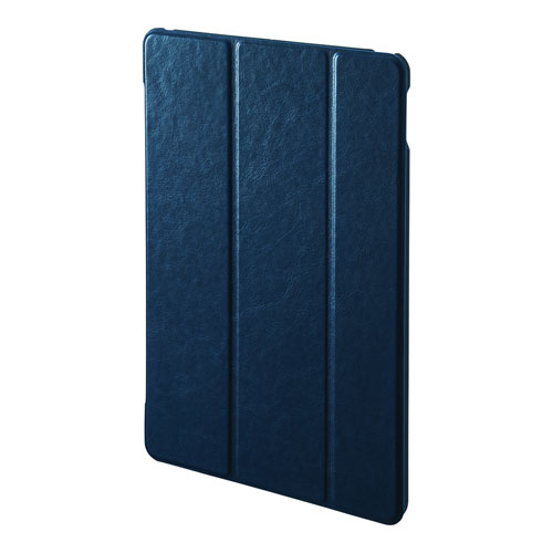 PDA-IPAD1607BL【iPad 10.2インチ ソフトレザーケース ブルー】高級感 