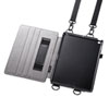 PDA-IPAD1612BK / iPad 10.2インチ　スタンド機能付きショルダーベルトケース