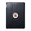 PDA-IPAD1619BK / iPad 10.2インチ　360度回転スタンドケース　ブラック
