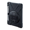 PDA-IPAD1620BK / iPad 10.2インチ　前面保護フィルター付耐衝撃ケース