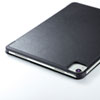 PDA-IPAD1707BK / iPad Air 11インチ（M3/2025、M2/2024）用合成皮革ケース（ブラック）
