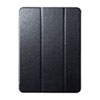 PDA-IPAD1707BK / iPad Air 11インチ（M3/2025、M2/2024）用合成皮革ケース（ブラック）