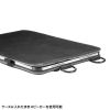 PDA-IPAD1712BK2 / iPad Pro 11インチ（M4/2024）用スタンド・ベルト付きケース