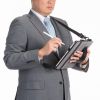 PDA-IPAD1712BK2 / iPad Pro 11インチ（M5/2025、M4/2024）用スタンド・ベルト付きケース