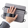 PDA-IPAD1712BK / iPad Air 11インチ（M3/2025、M2/2024）用スタンド・ベルト付きケース