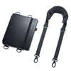 PDA-IPAD1712BK / iPad Air 11インチ（M3/2025、M2/2024）用スタンド・ベルト付きケース