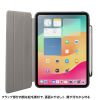 PDA-IPAD1714BK3 / iPad Pro 11インチ（M4/2024）用タッチペン収納ポケット付きケース