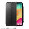 PDA-IPAD1714BK3 / iPad Pro 11インチ（M4/2024）用タッチペン収納ポケット付きケース