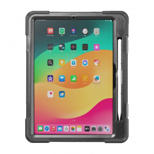 PDA-IPAD1717BK3 / iPad Pro 11インチ（M4/2024）用耐衝撃ケース