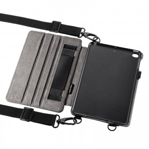 PDA-IPAD1812 / iPad mini 第7/6 スタンド機能付きショルダーベルトケース