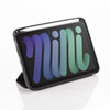 PDA-IPAD1814BK / iPad mini 第7/6 Apple Pencil収納ポケット付きケース（ブラック）