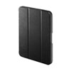 PDA-IPAD1814BK / iPad mini 第7/6 Apple Pencil収納ポケット付きケース（ブラック）