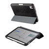 PDA-IPAD1814BK / iPad mini 第7/6 Apple Pencil収納ポケット付きケース（ブラック）